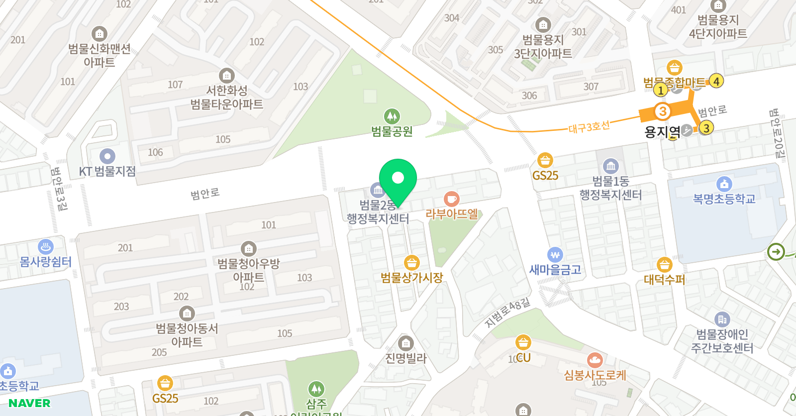 FIRST원탑 태권도 위치
