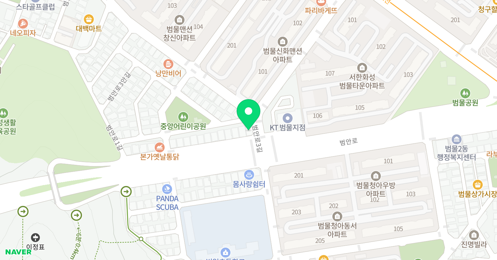 더클래식 피아노음악학원 위치
