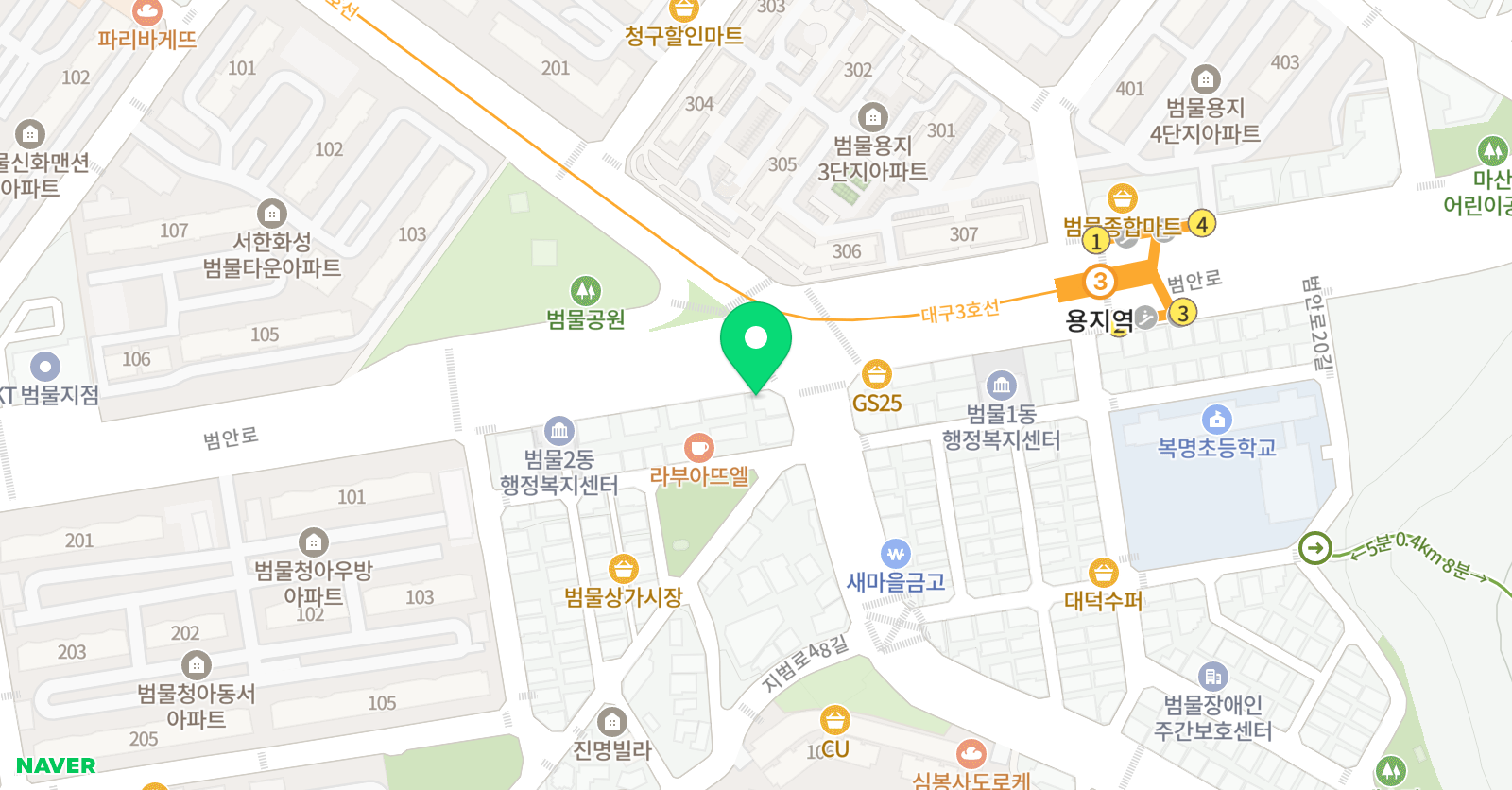 비바뮤직스쿨 위치