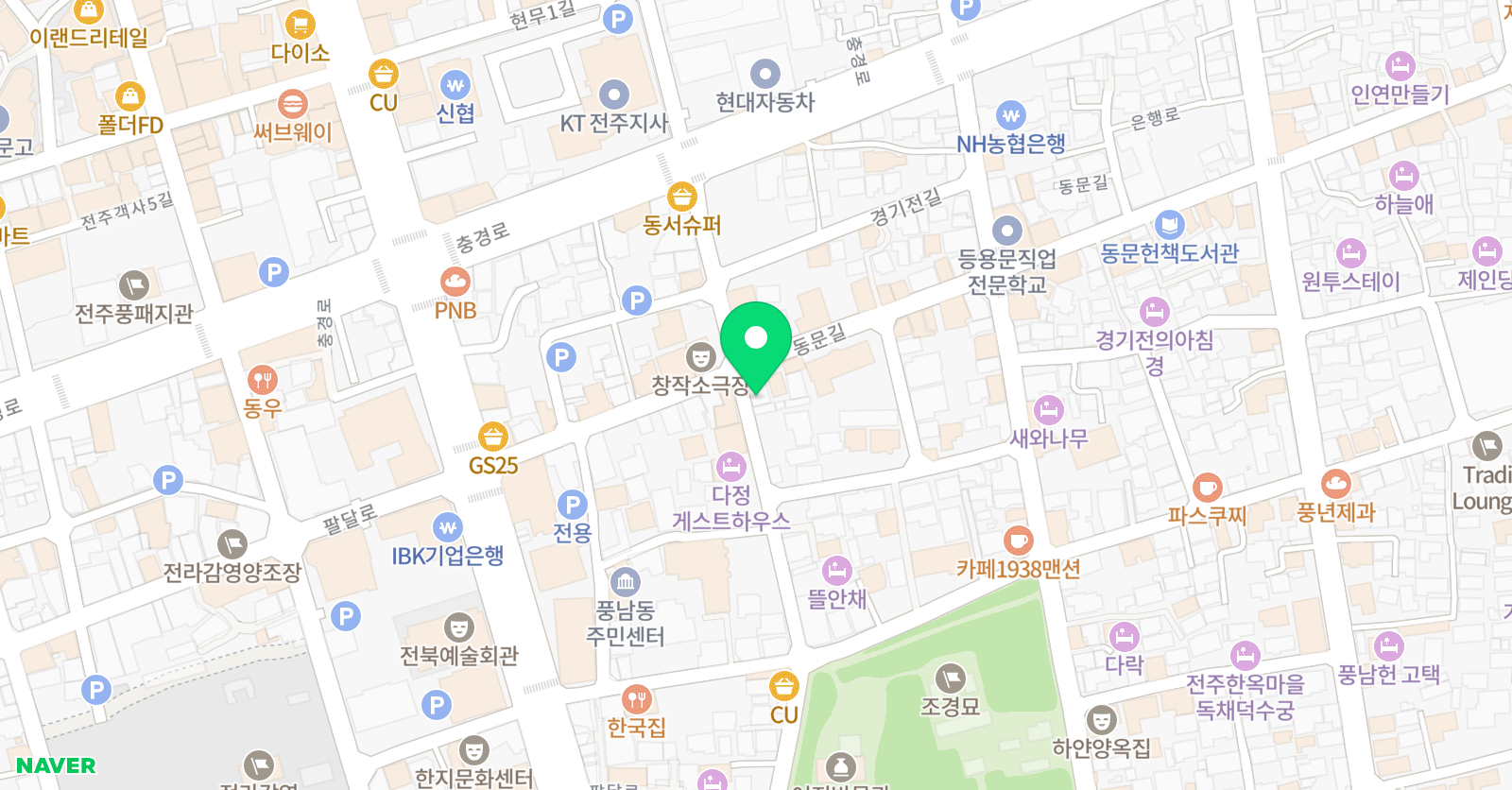 애니공장 미술학원 위치