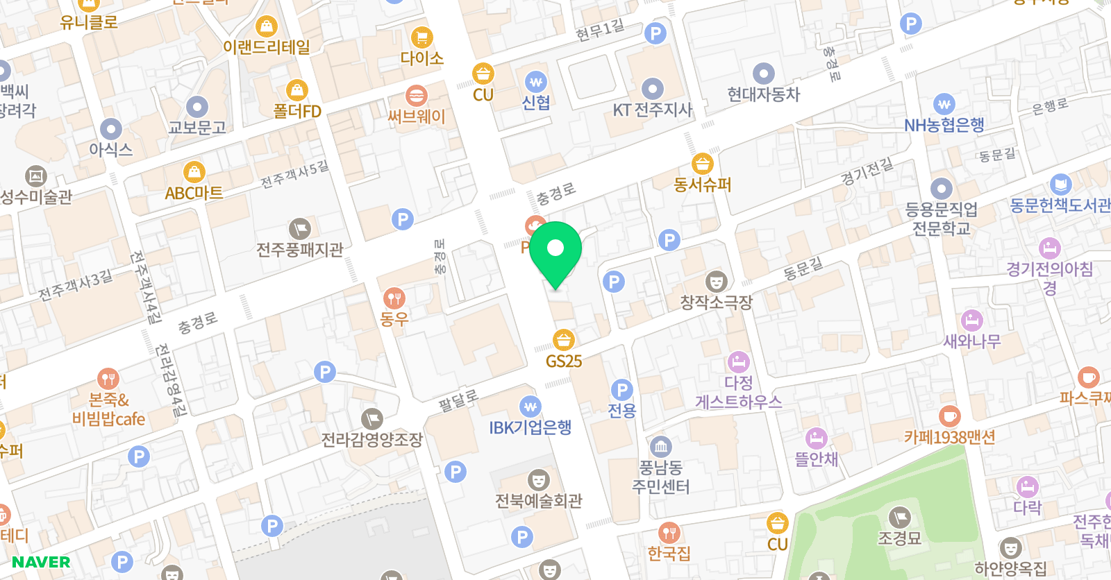 창조의아침 미술학원 경원캠퍼스 위치