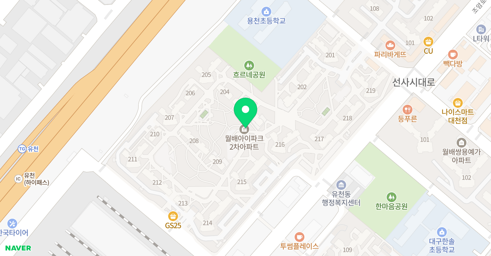 푸르넷 공부방 일등공부방 위치