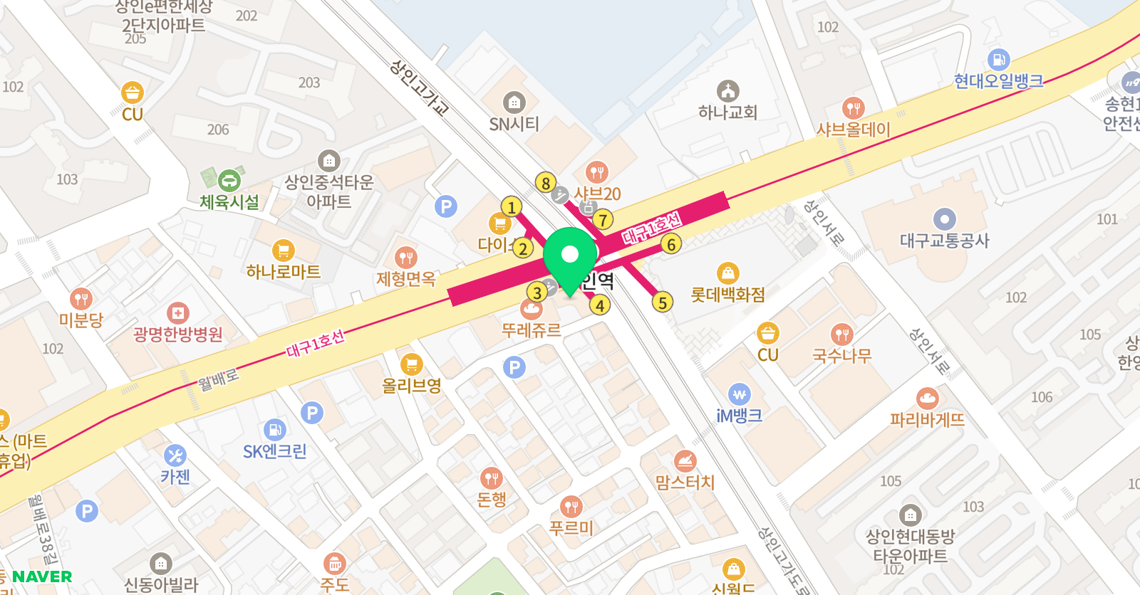 박용길 수학학원 위치