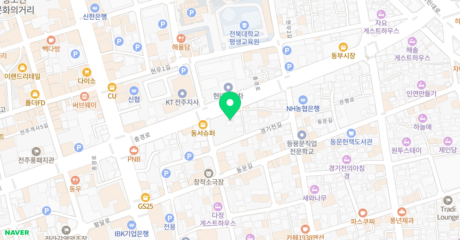 바디액팅사운드 실용음악학원 위치