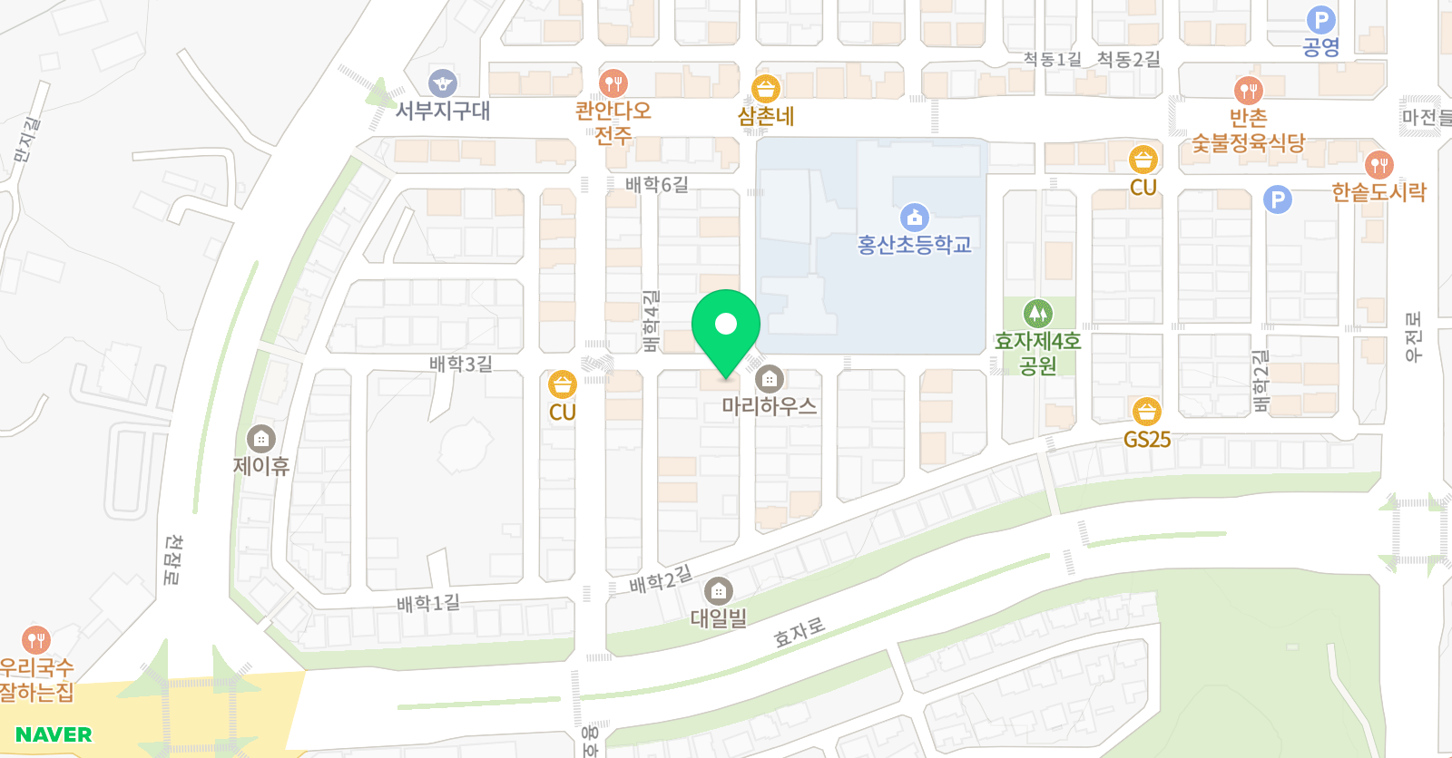 링키영어 전주 홍산초점 위치