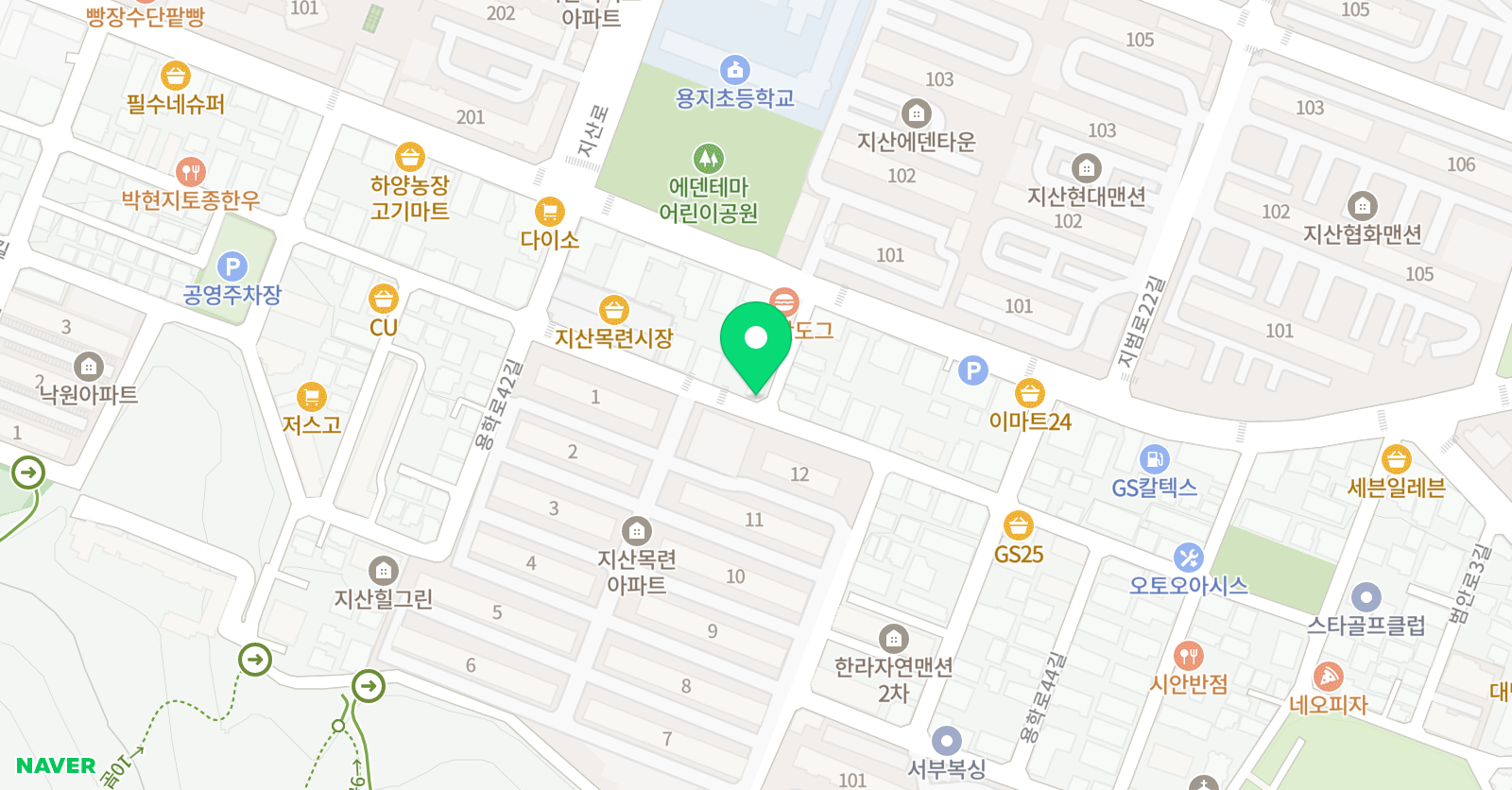 윤선생IGSE 아카데미 대구지산점 위치