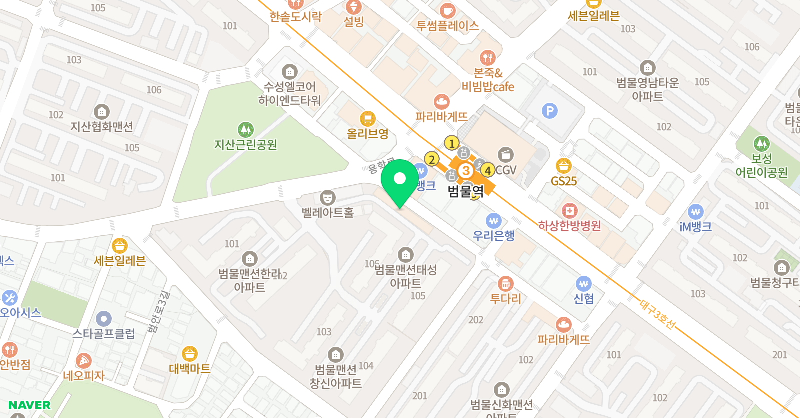 TOP엘리트 수학교습소 위치