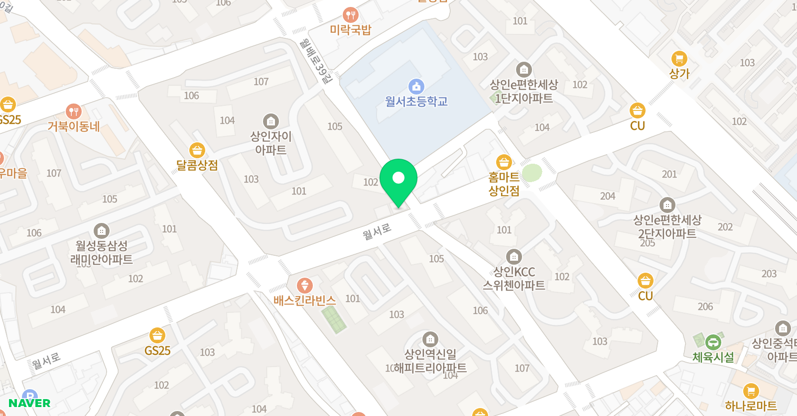 엠음악학원 위치