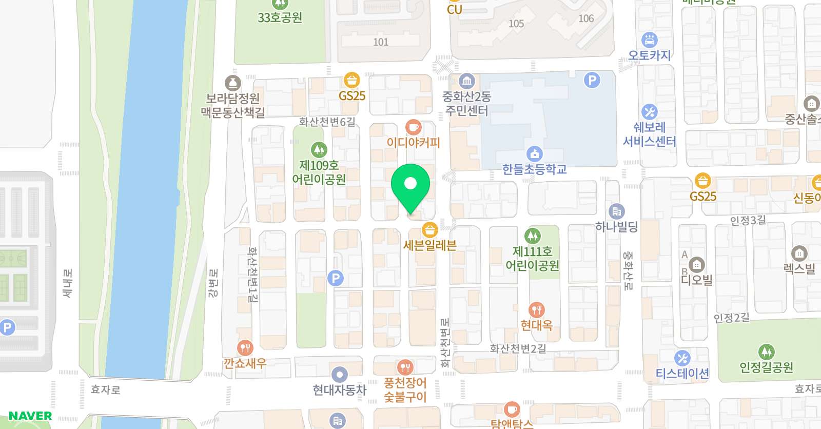 코딩이즈 우리 수능내신학원 위치