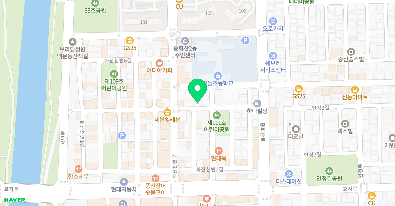 장곤 중국어학원 위치