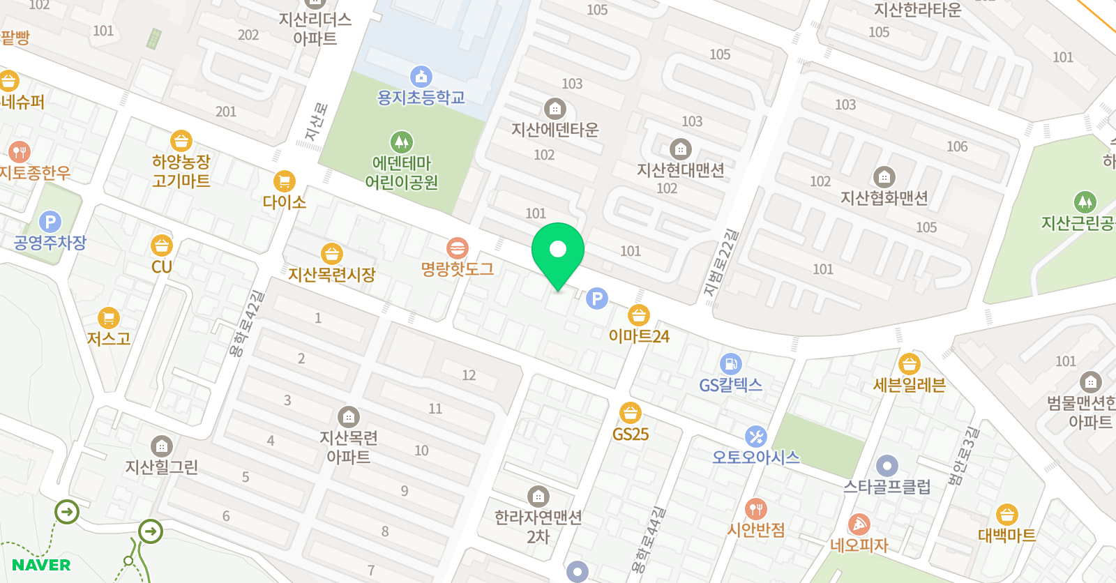점프윙스줄넘기클럽 지산범물점 위치