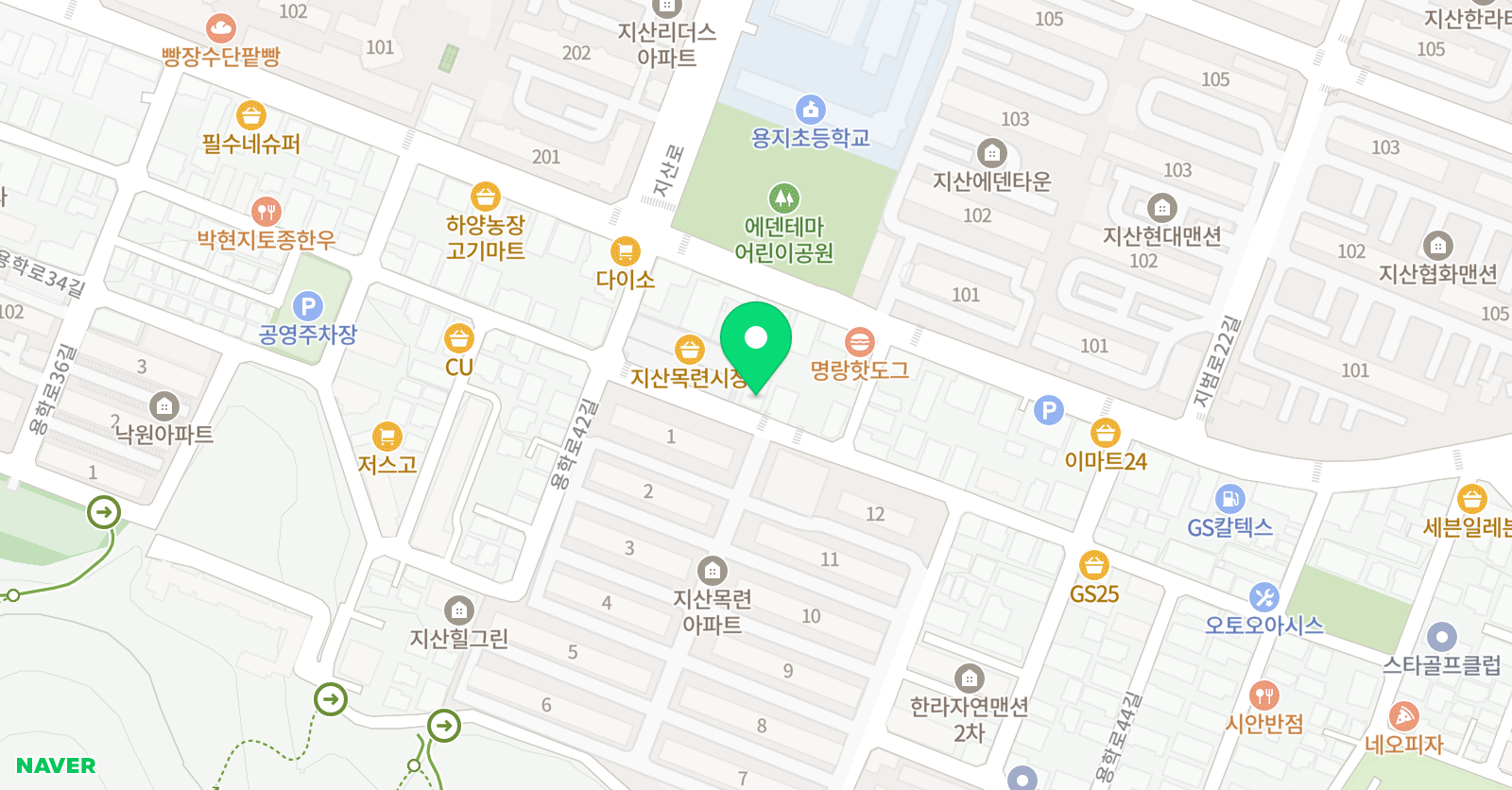 디에스 발레학원 위치