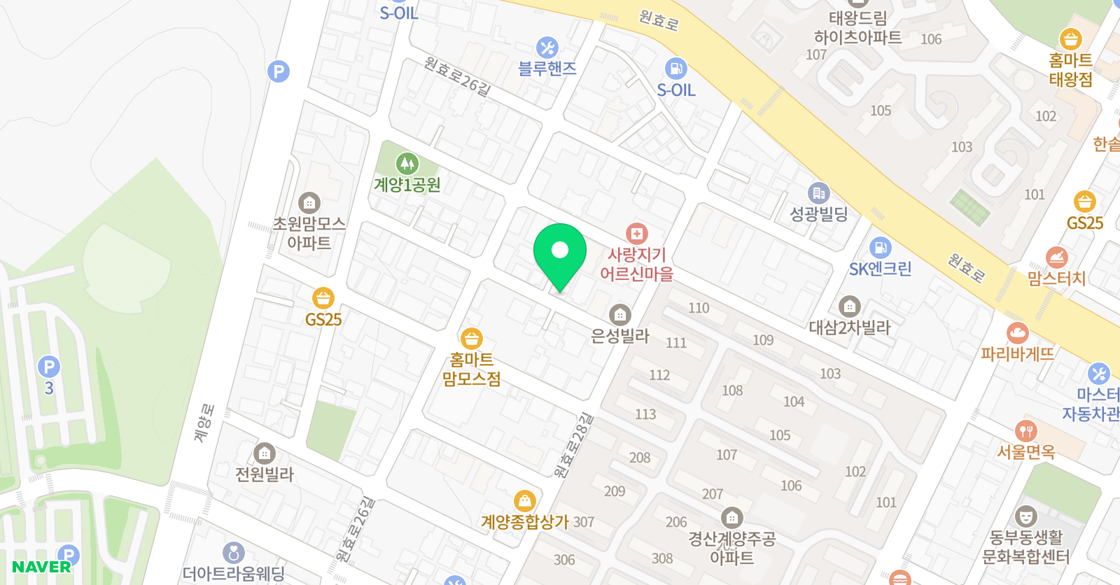 물감나라 미술학원 위치