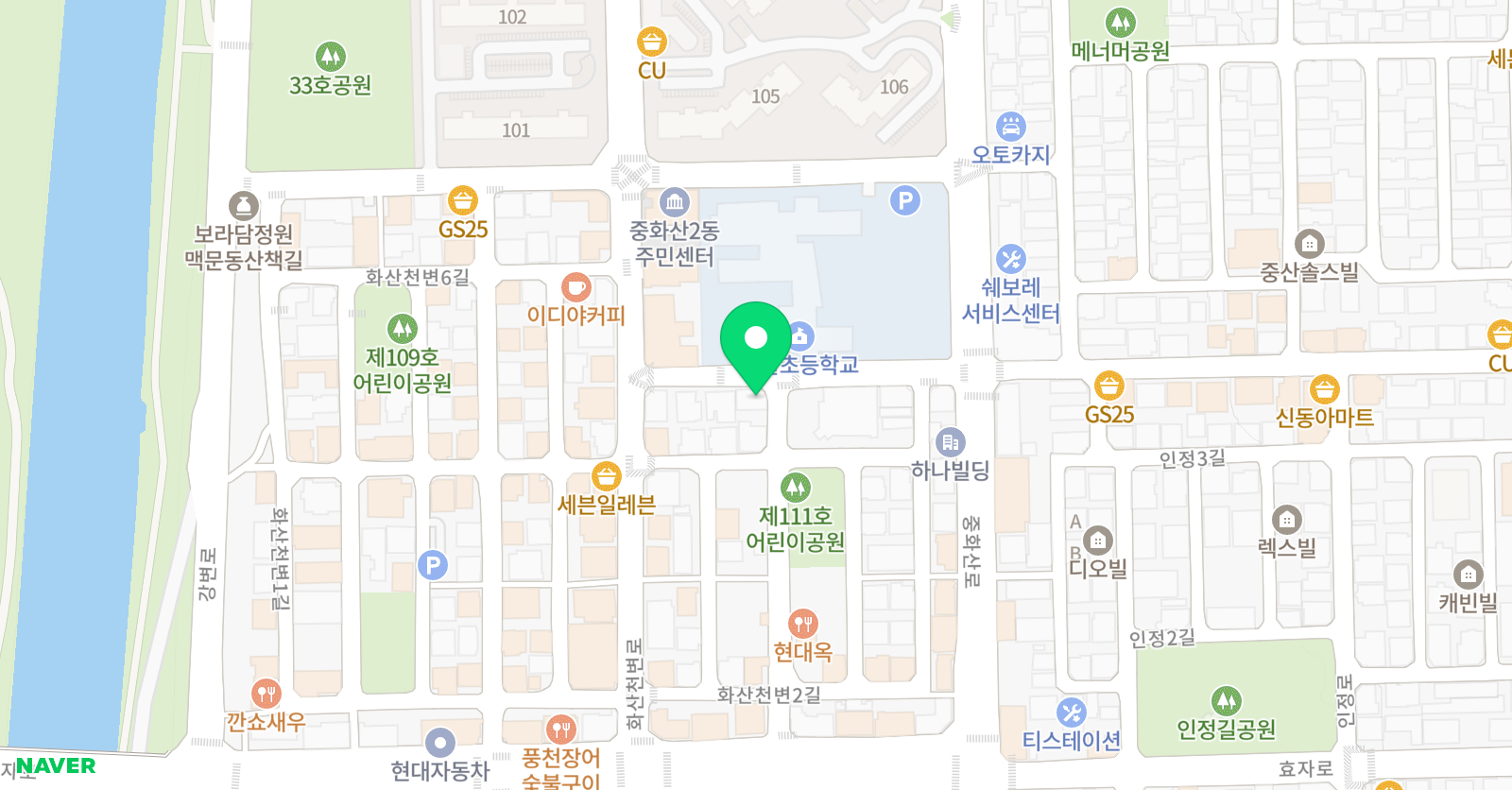 생각하는미술학원 위치