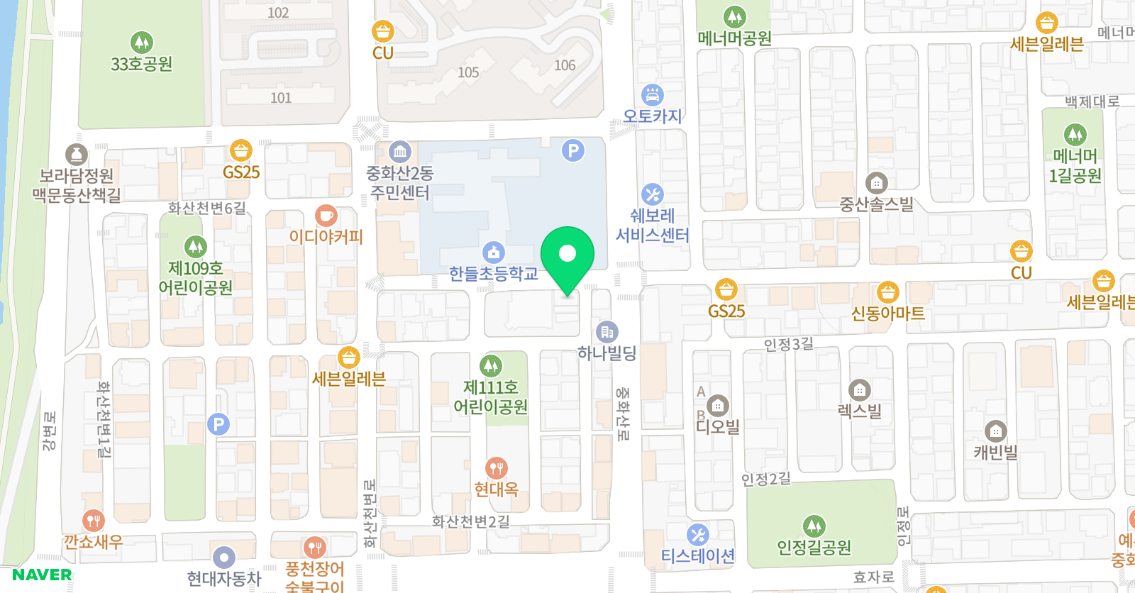 이학선 수학논술 학원 위치