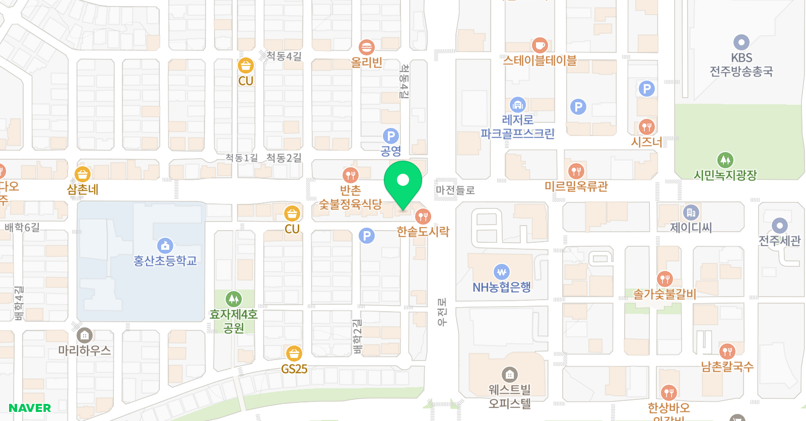 경희대홍산 태권도장 위치