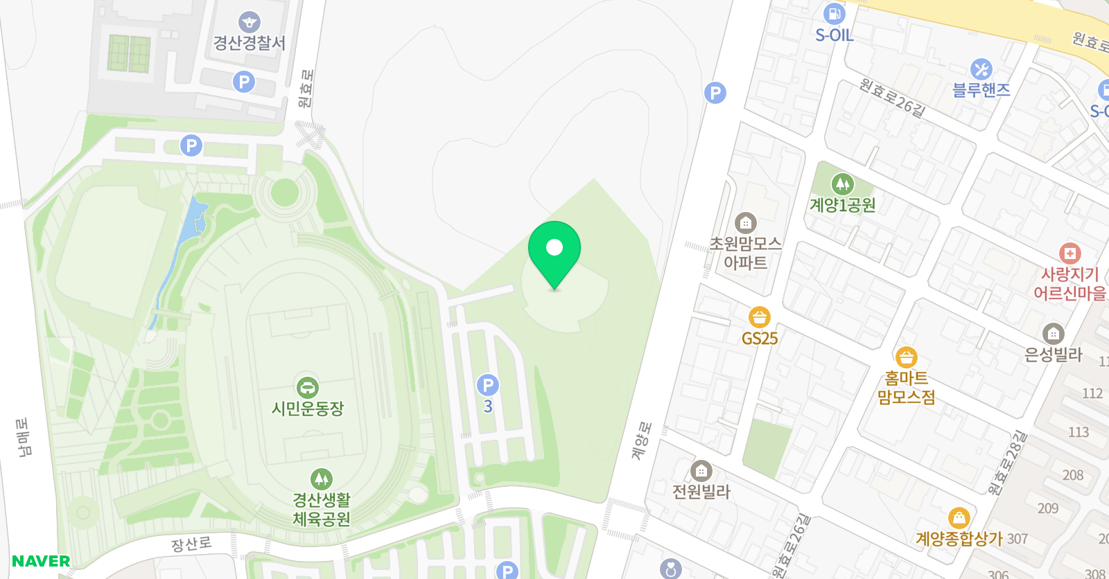 경산 수영장 위치