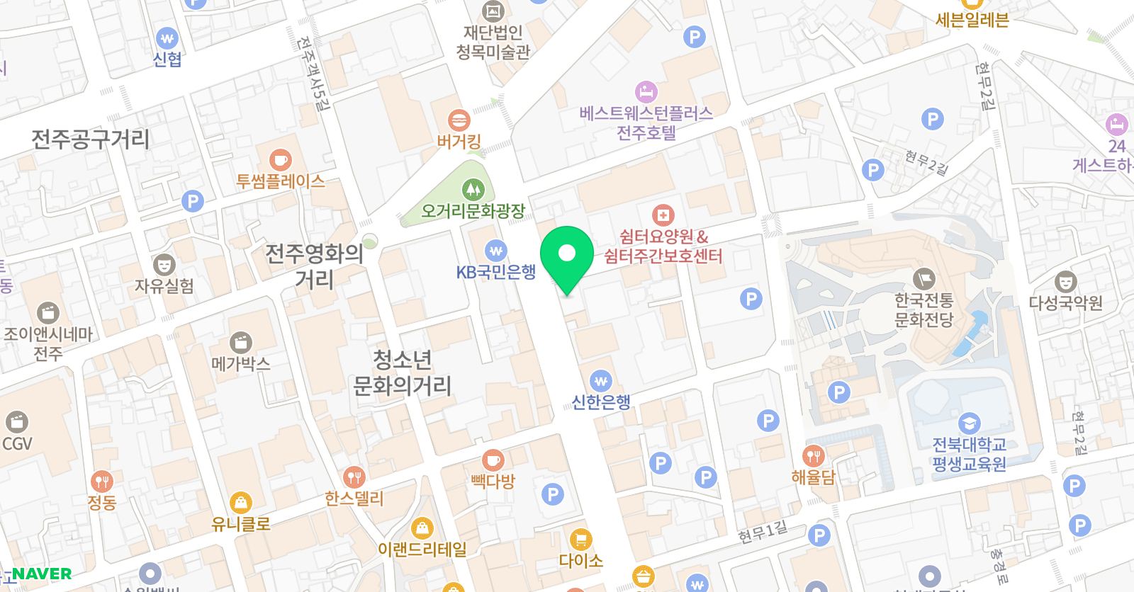 리티 댄스아카데미 전주본점 위치