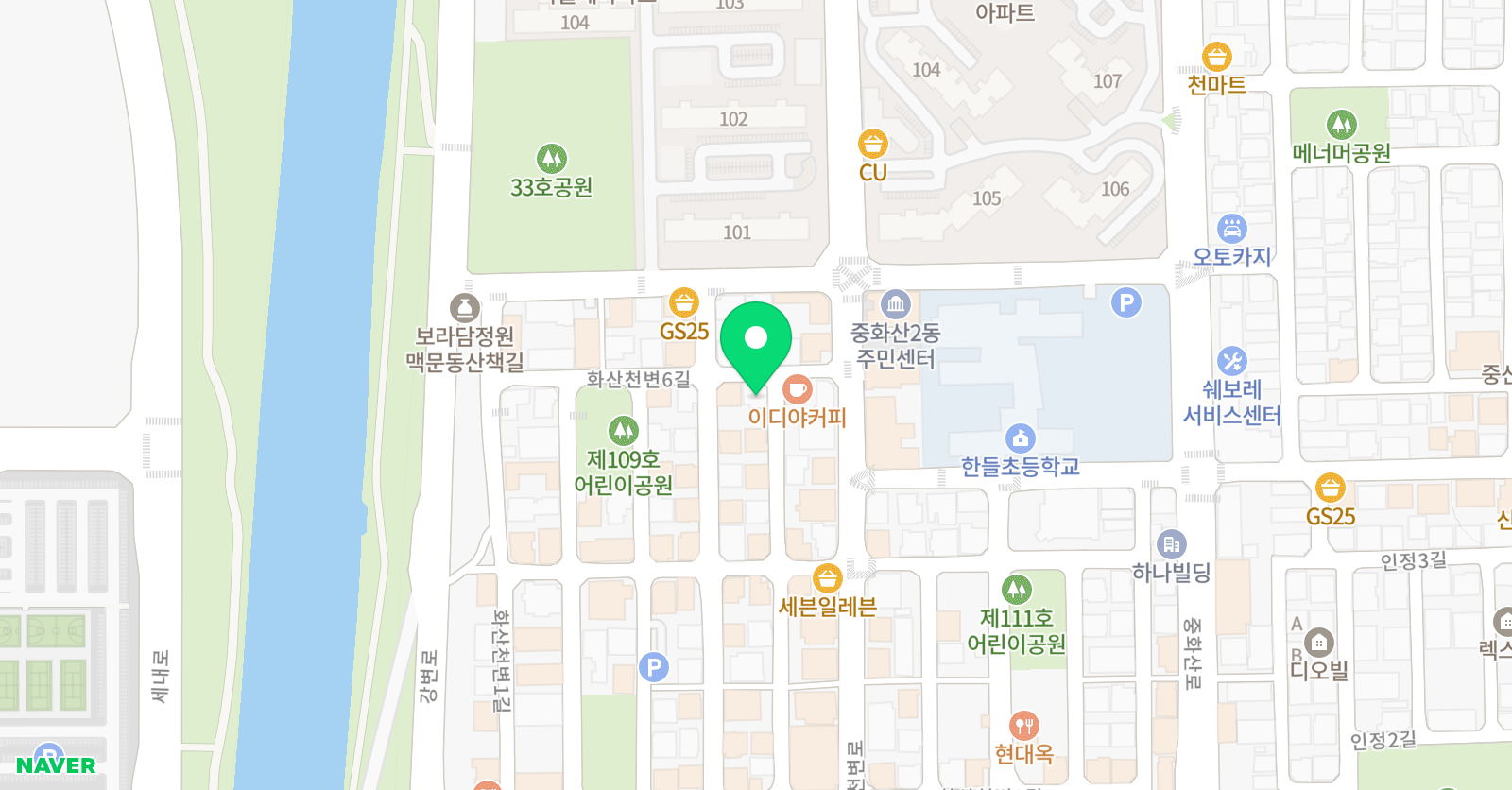 현대 영어학원 위치