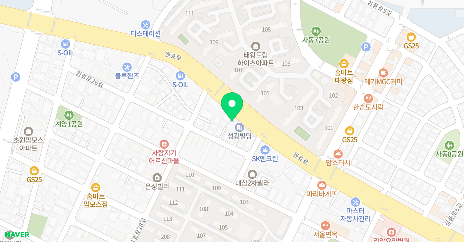 더쏀 수학교습소 위치