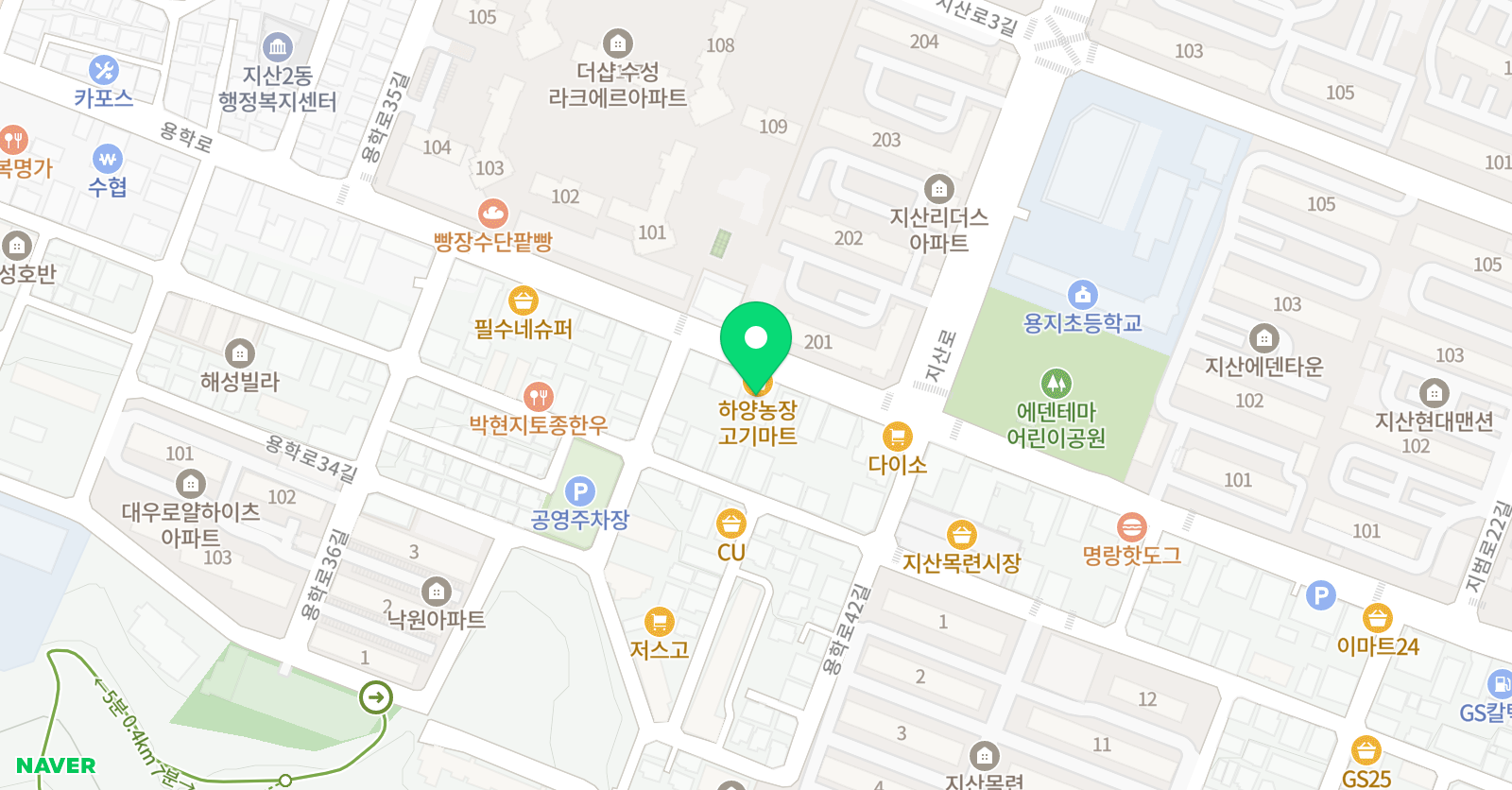 영남 지지이 학원 위치