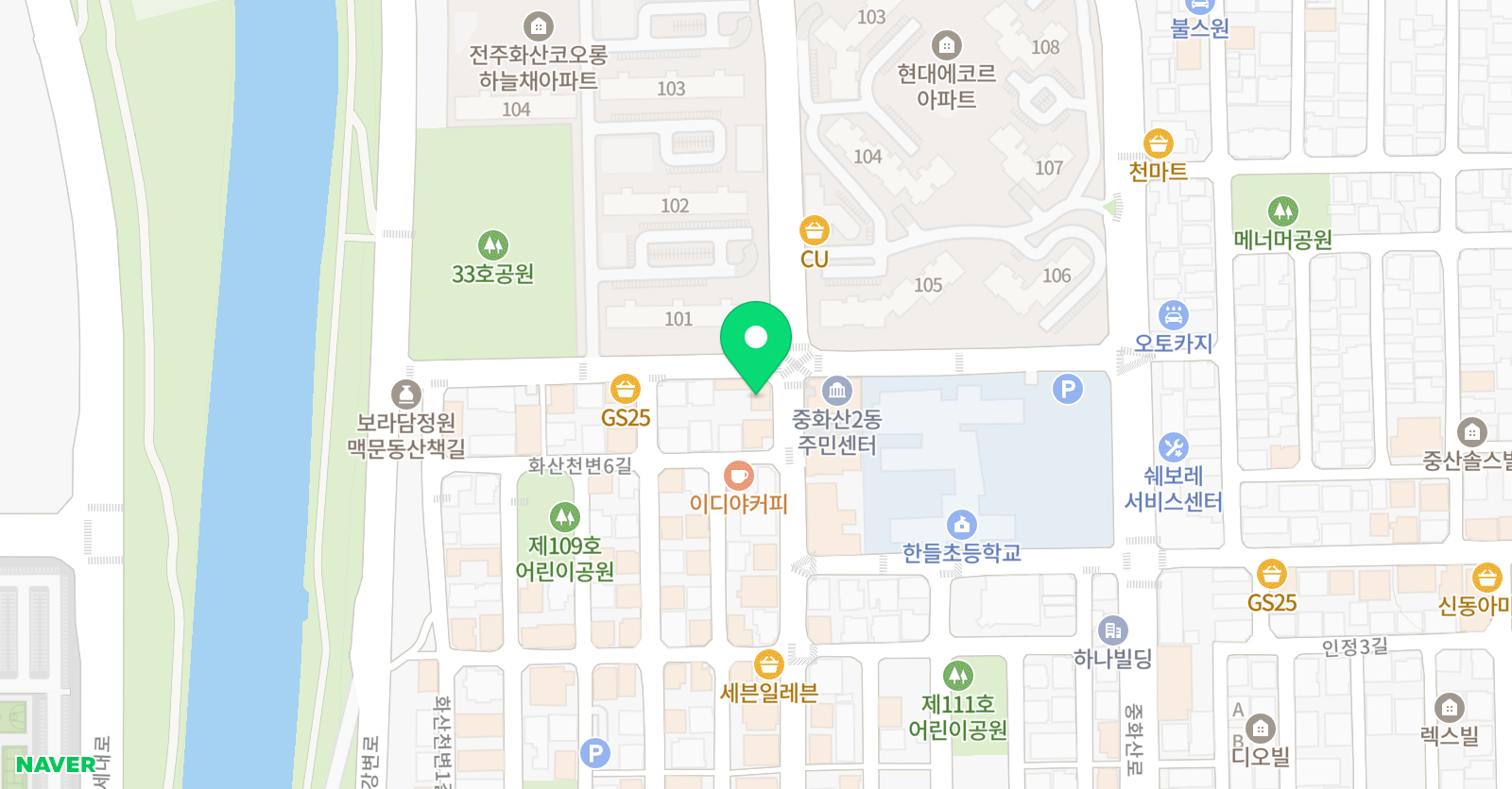 고수 수학학원 위치