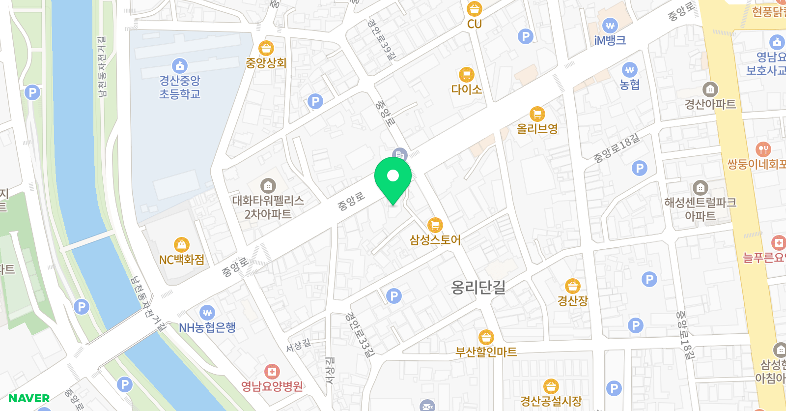 테시아 0819 종합학원 위치