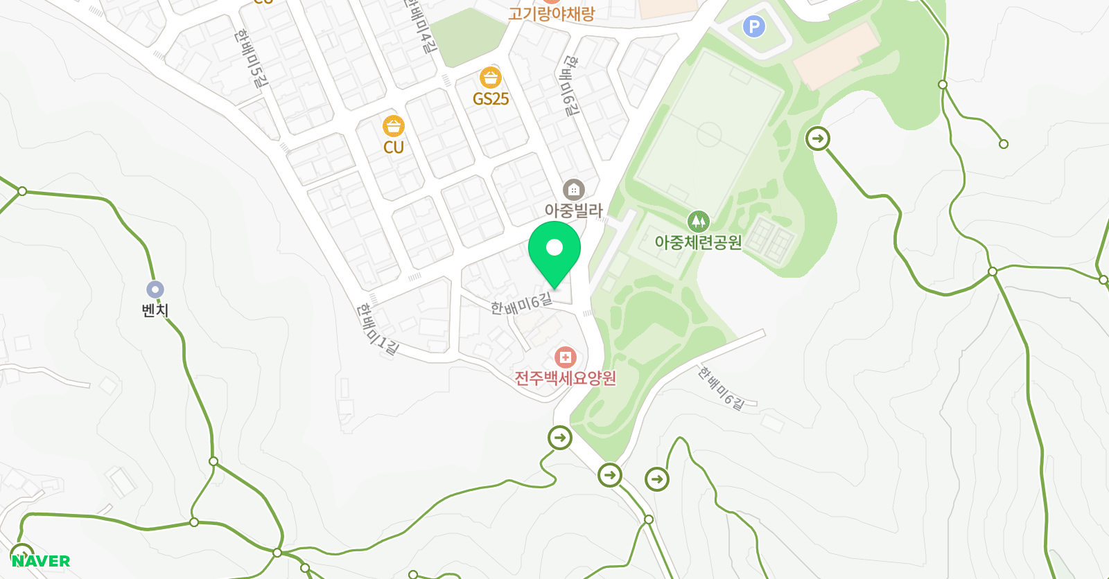 EiE 고려대 어학원 전주아중캠퍼스 위치