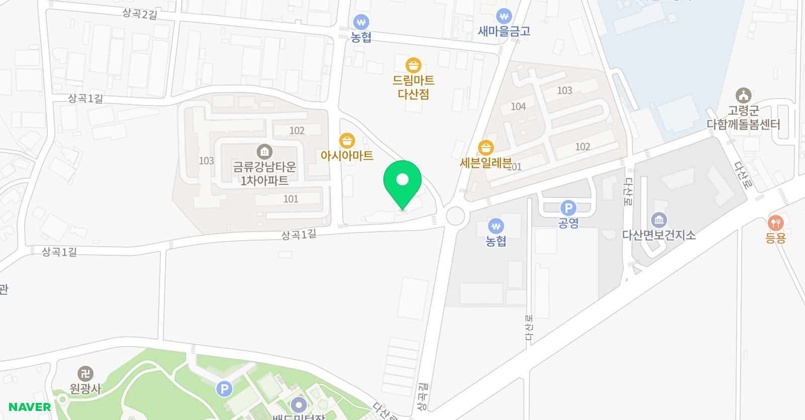 단비 영수학원 위치