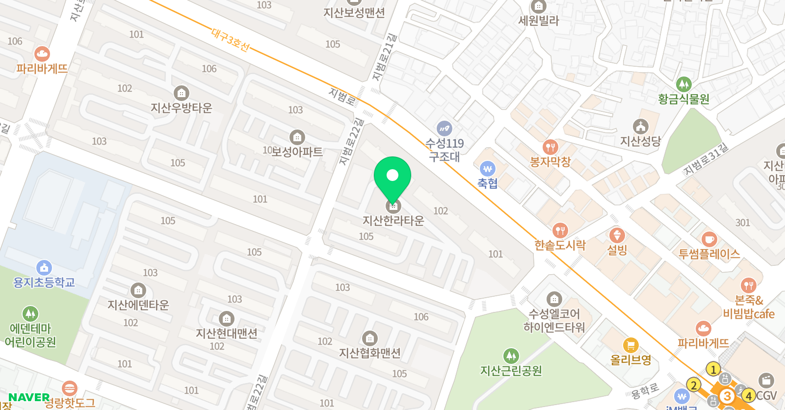 제이쌤 영어 위치