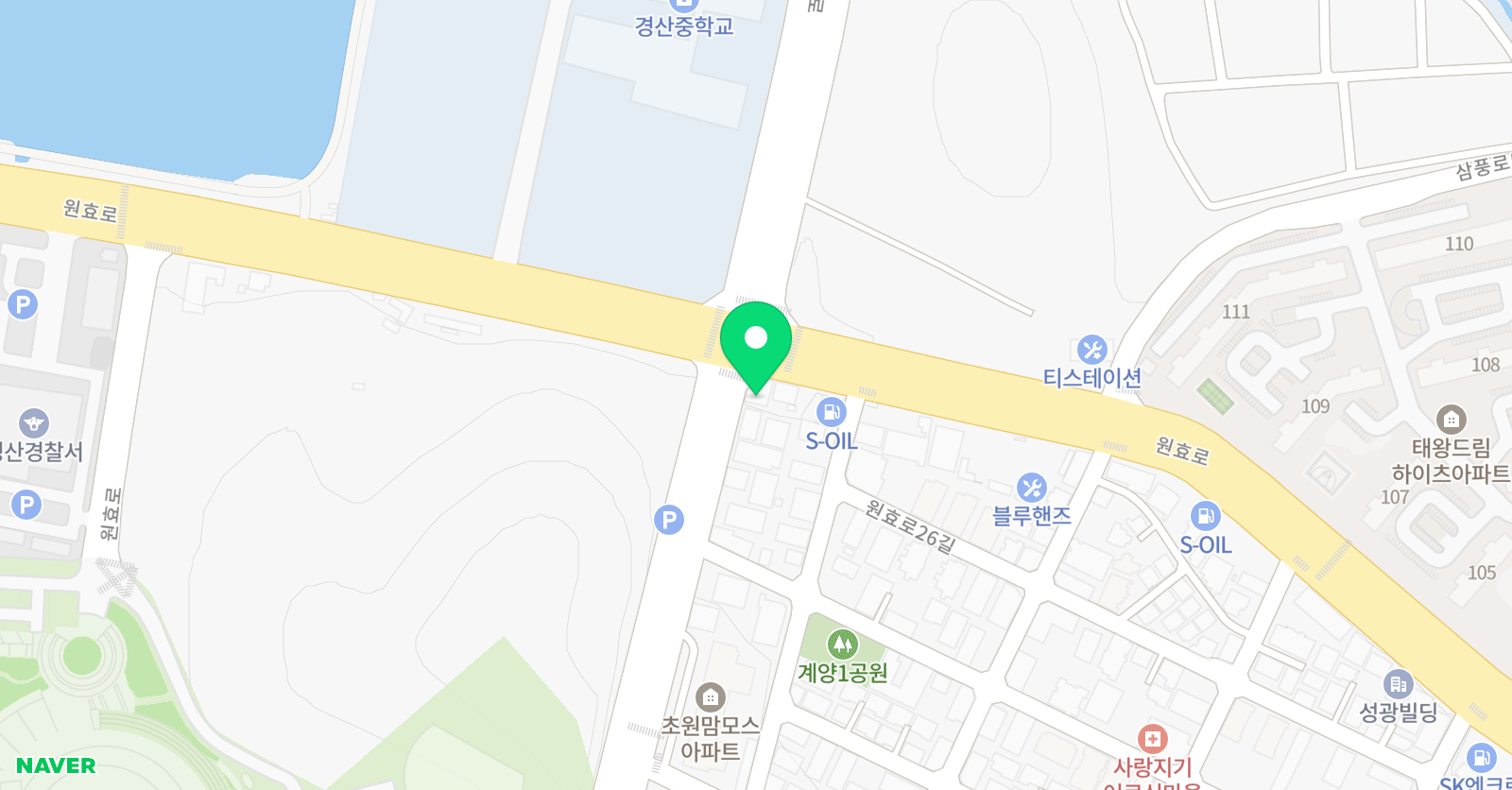 세종 학원 위치