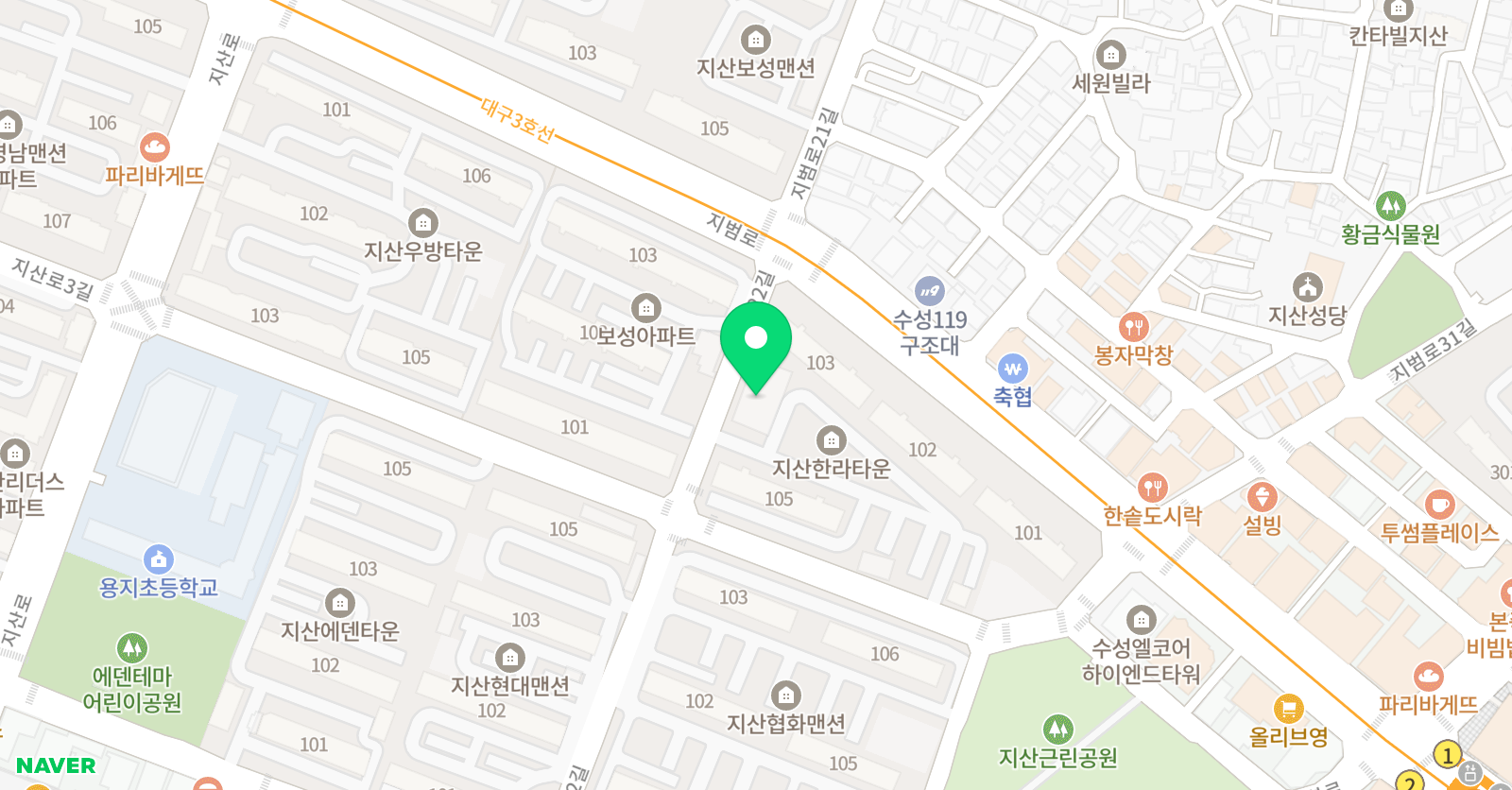 강산 태권도체육관 위치