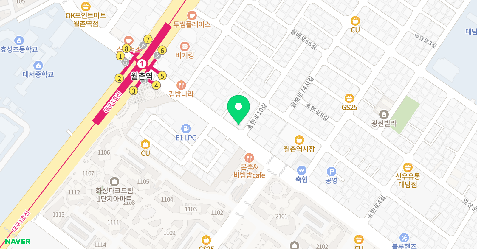 씨뮤직댄스&무용 위치