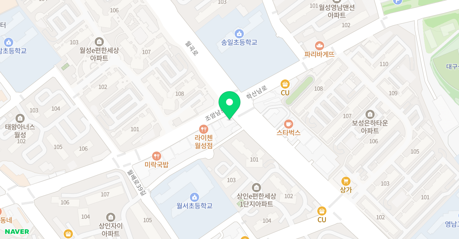 리언학원 위치
