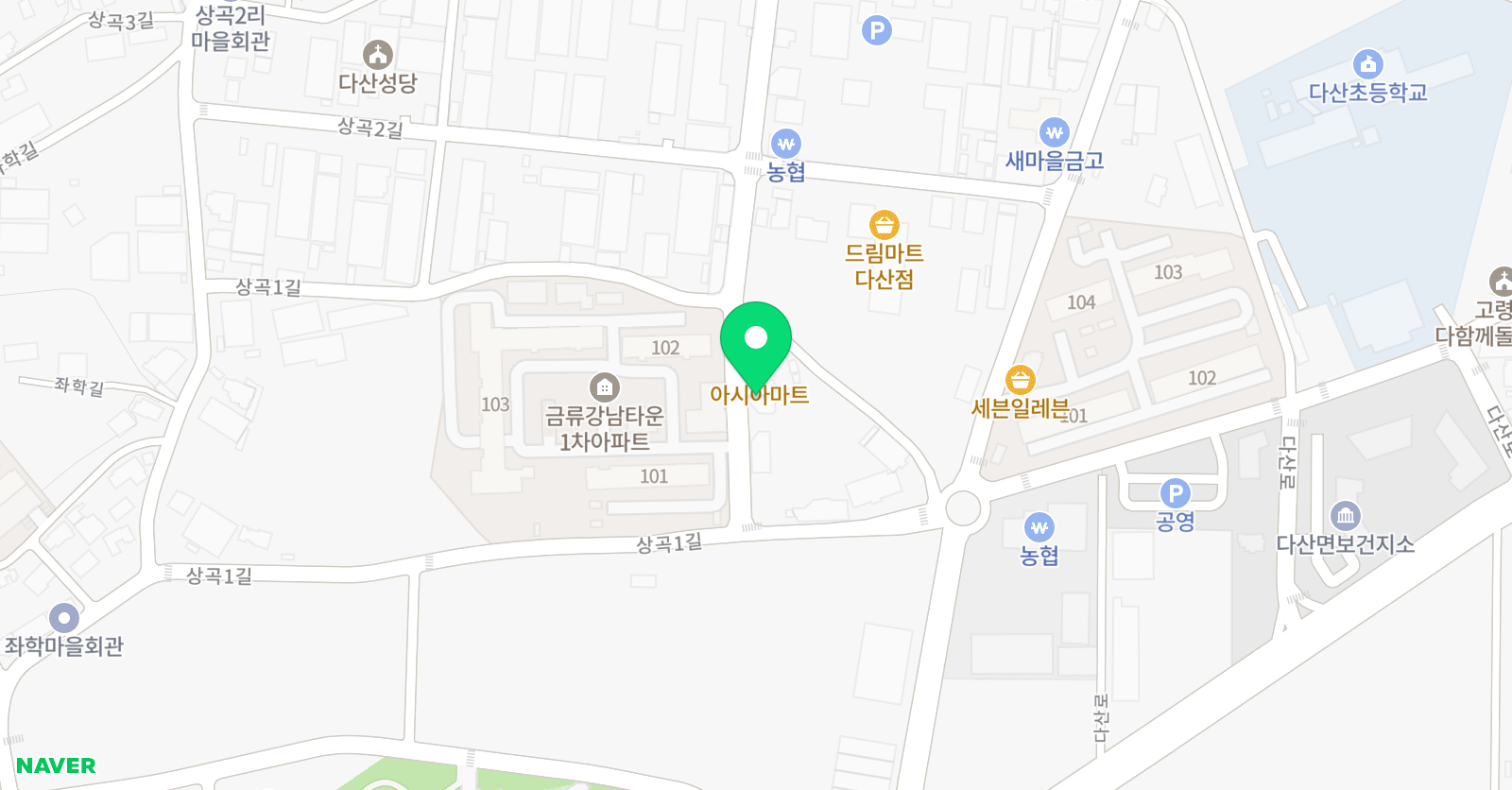멘토 영어학원 위치