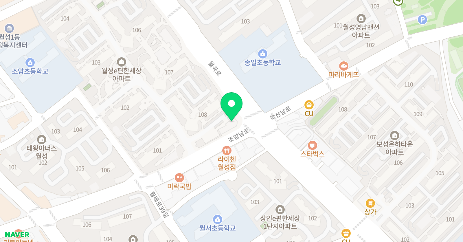 마이아트 미술학원 위치