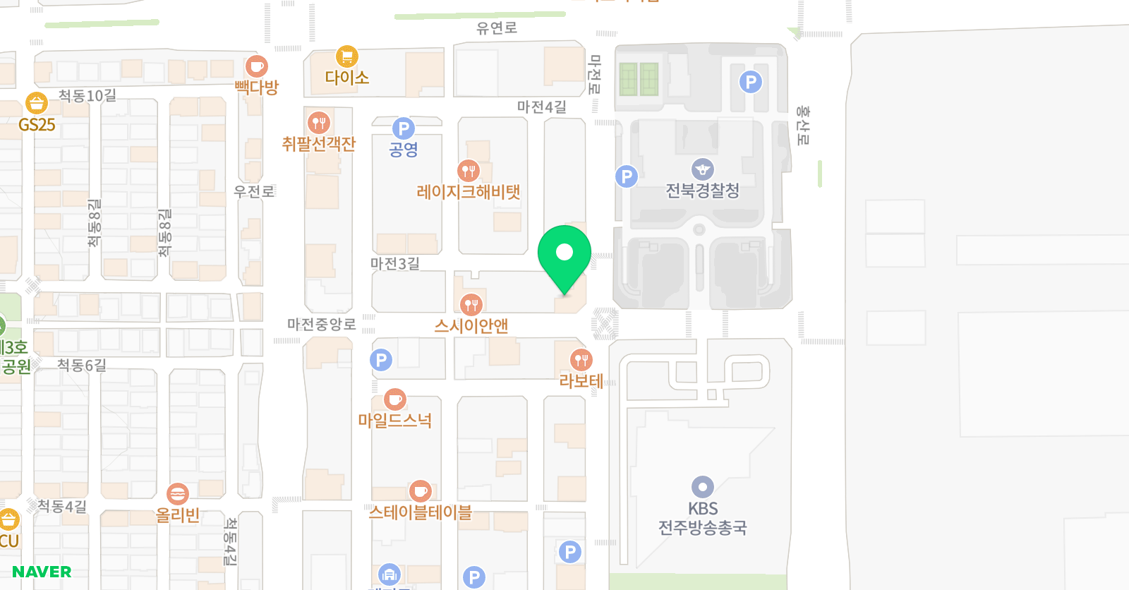 한나 무용 학원 위치