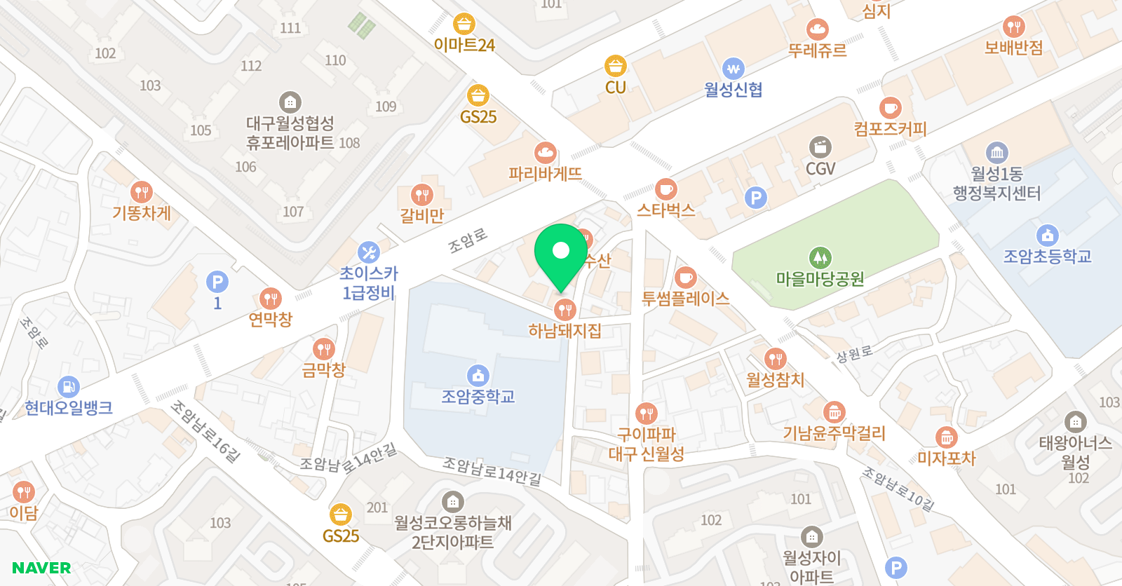 키즈칼리지 달서분원 위치