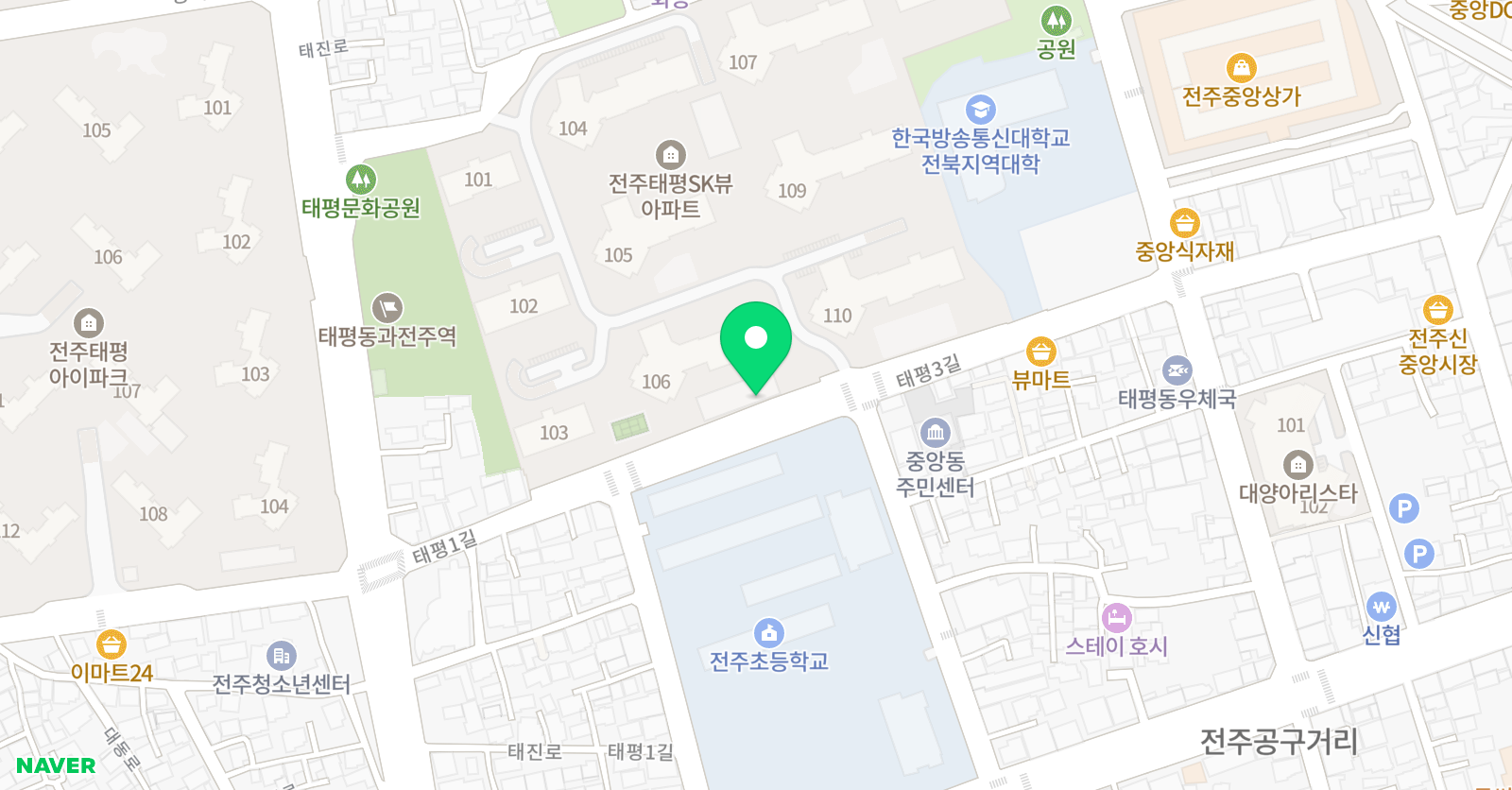 뮤직트리 음악전문학원 위치