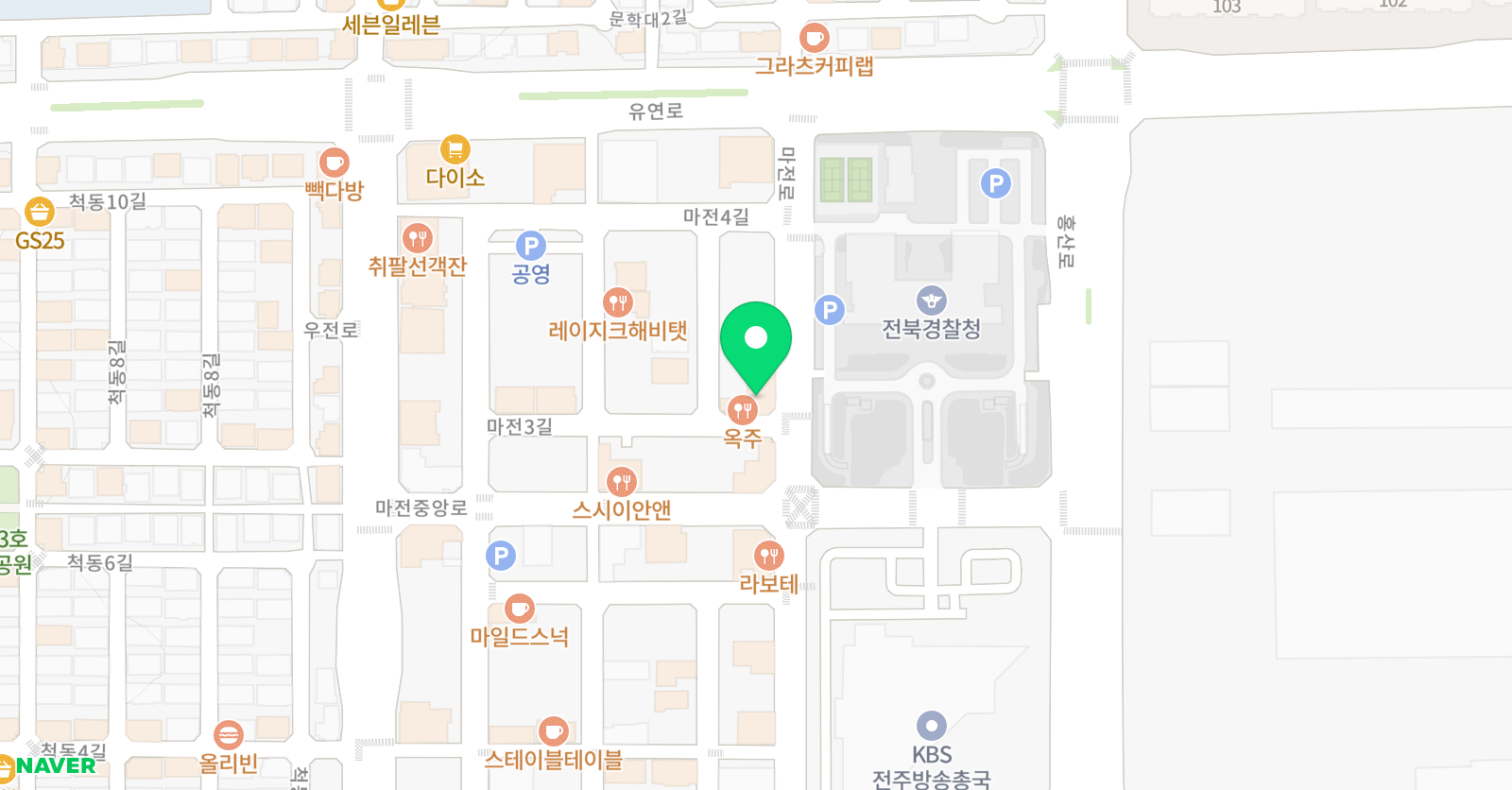 ARA 어학원 효자캠퍼스 위치