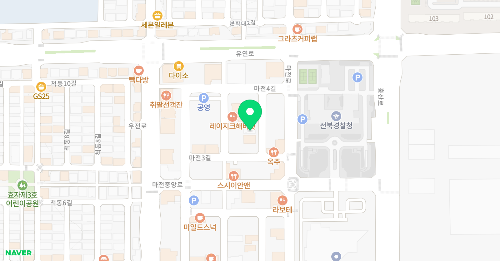 전선생 수학학원 아이파크본원 위치