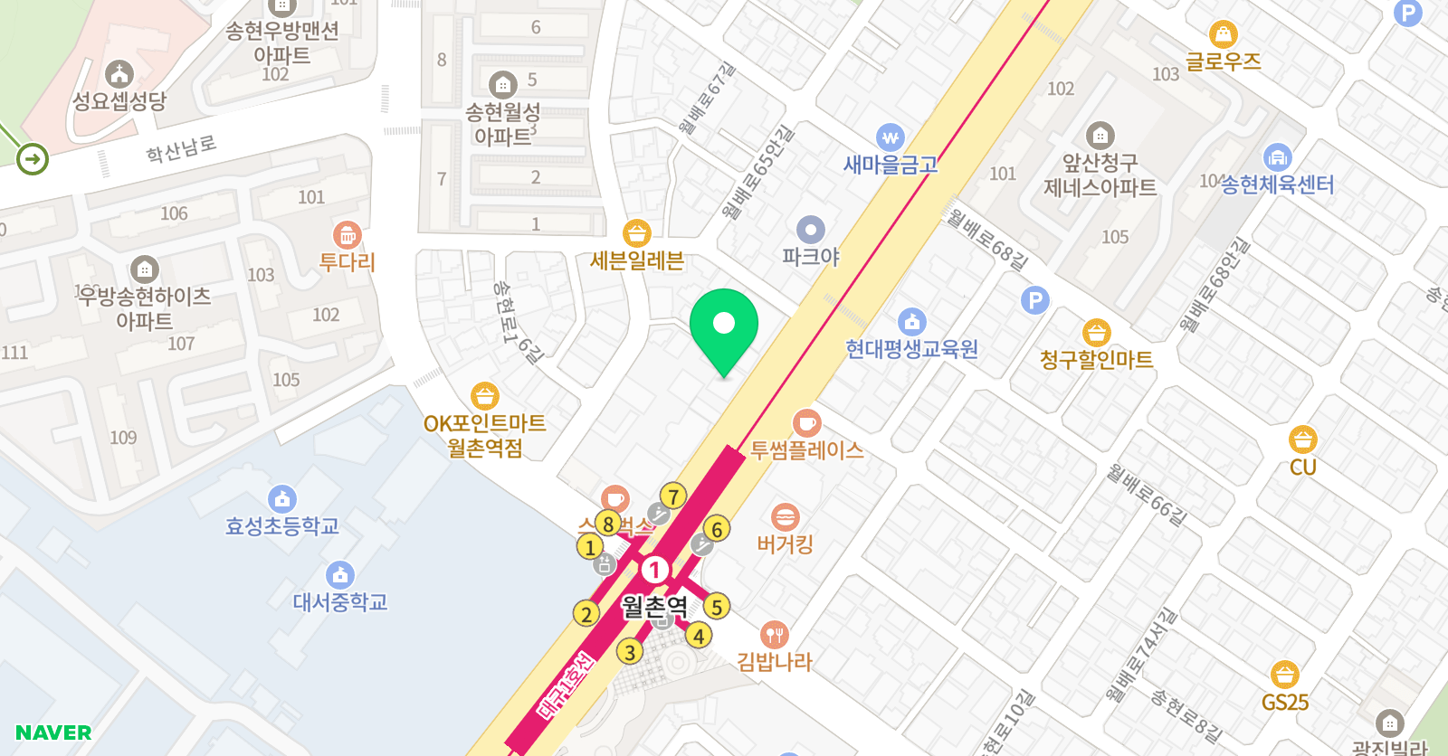 대구LMS댄스학원 위치
