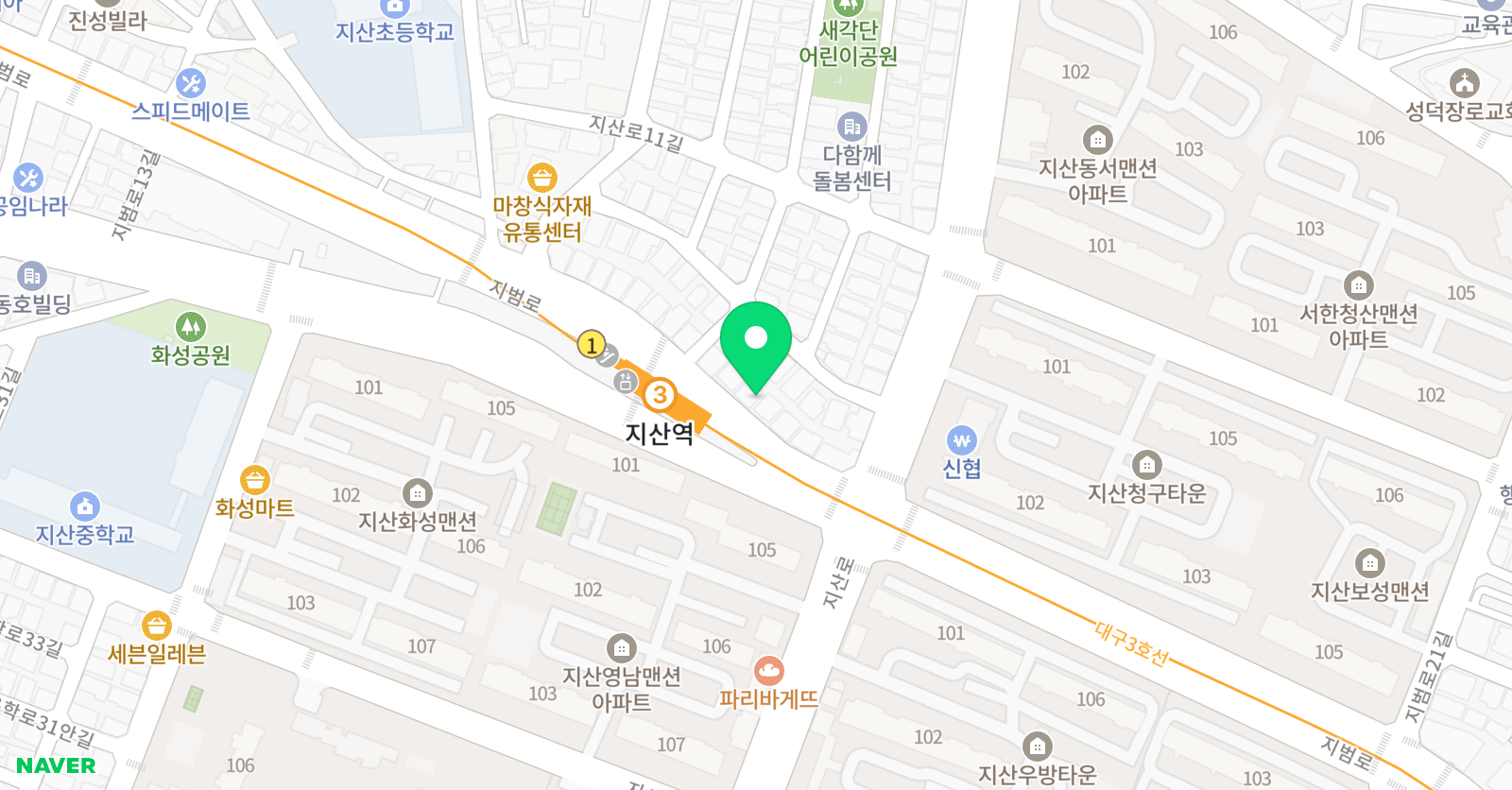 올패스 수학영재스쿨 공부방 위치