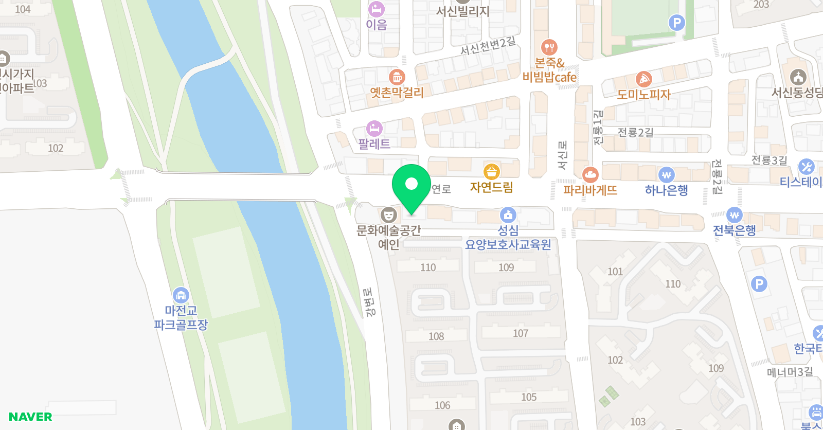 유진아카데미 과학학원 위치