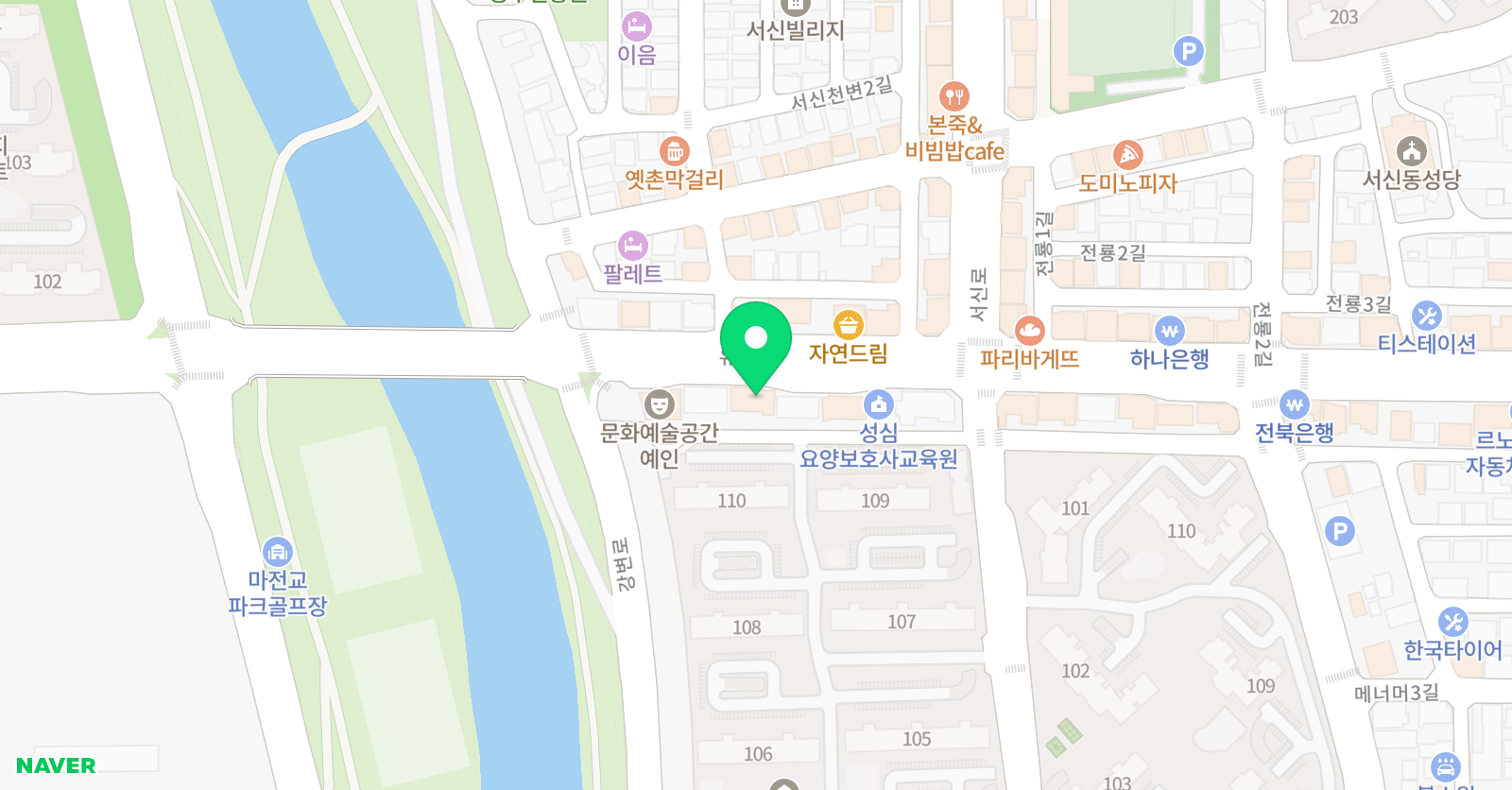 차원겸 수학학원 위치