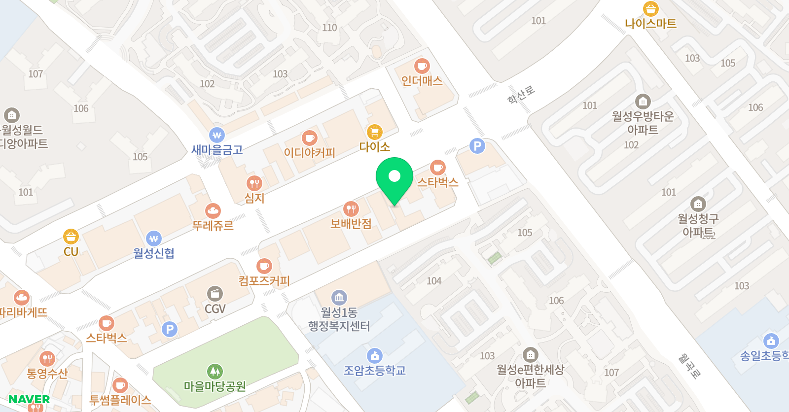 원그루브댄스아카데미 위치
