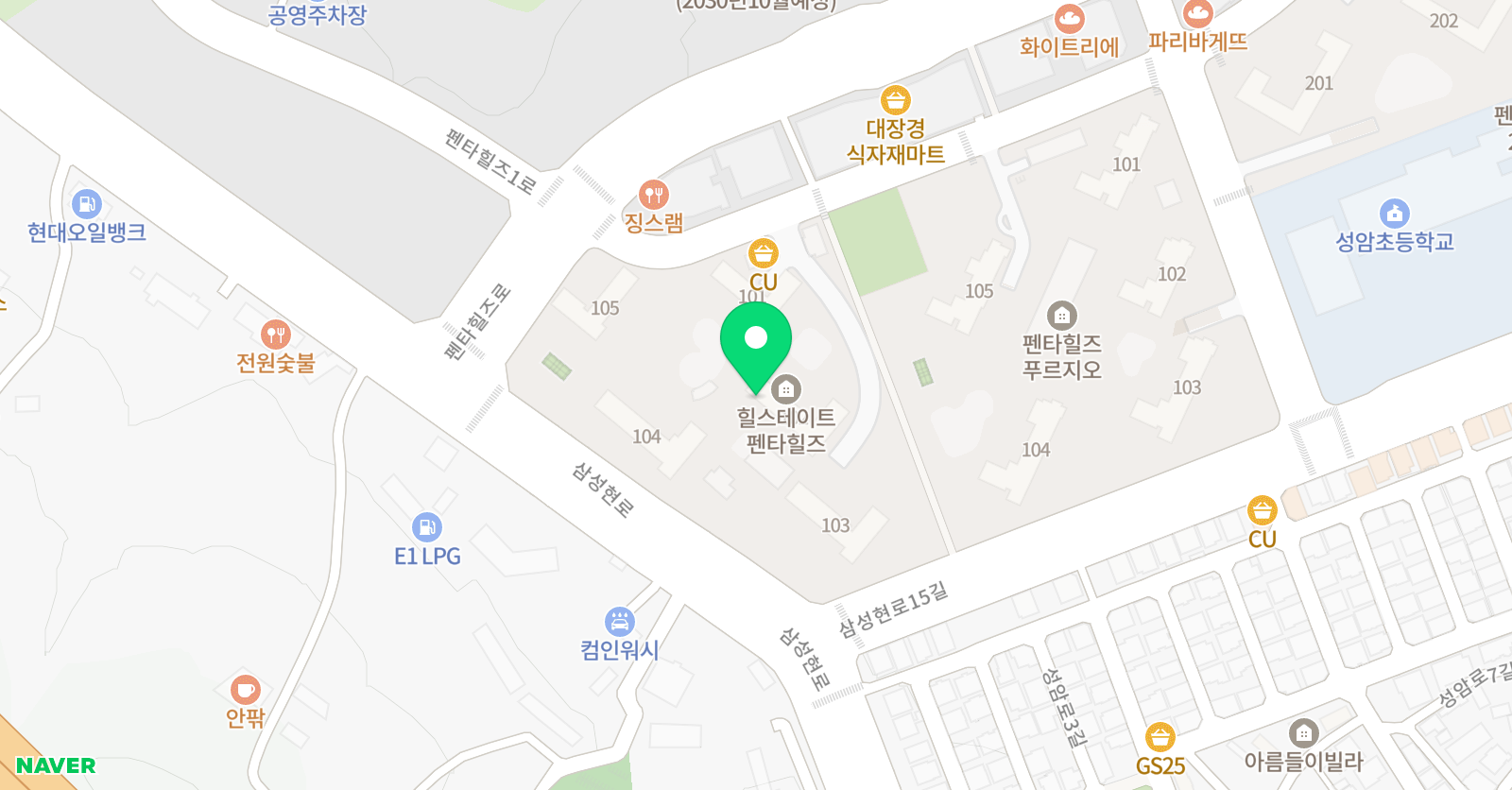 진샘 수학교실 미래엔수학 위치