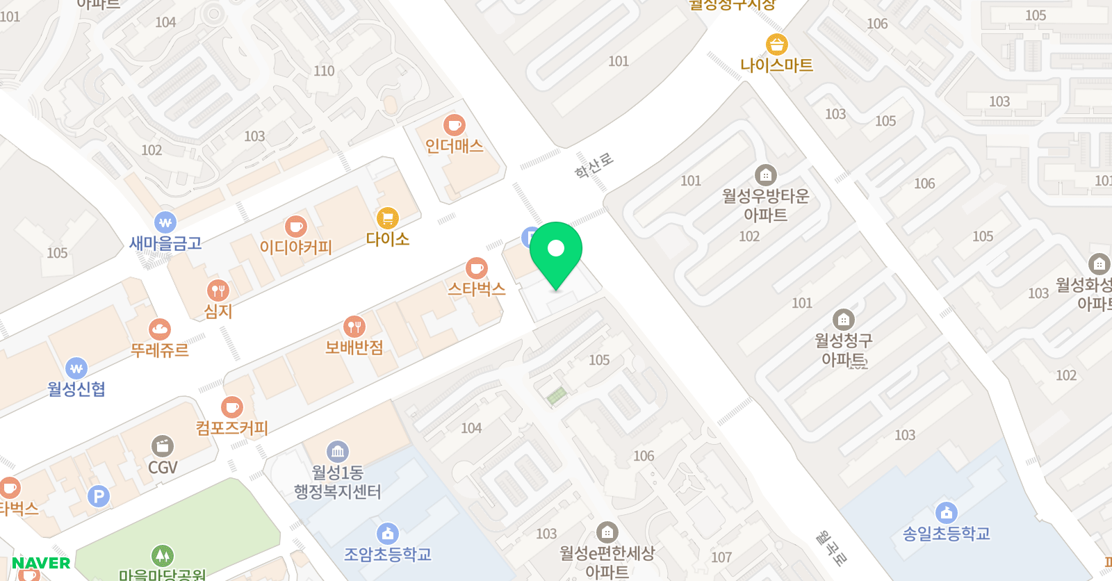 린 수학학원 위치