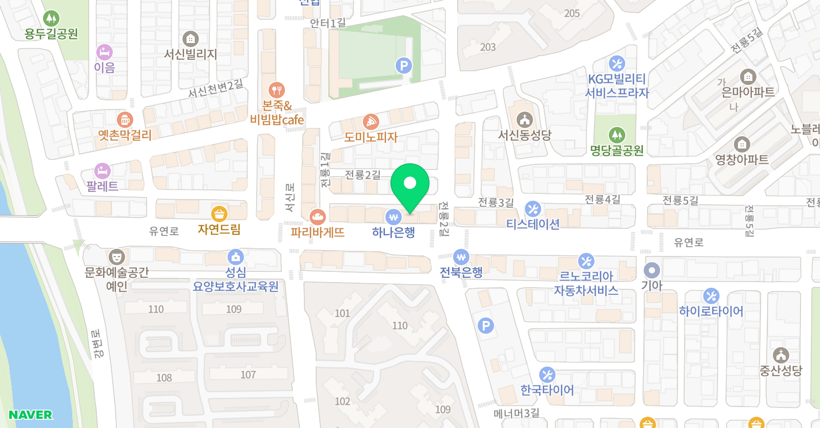 메디코드의치한전문학원 위치