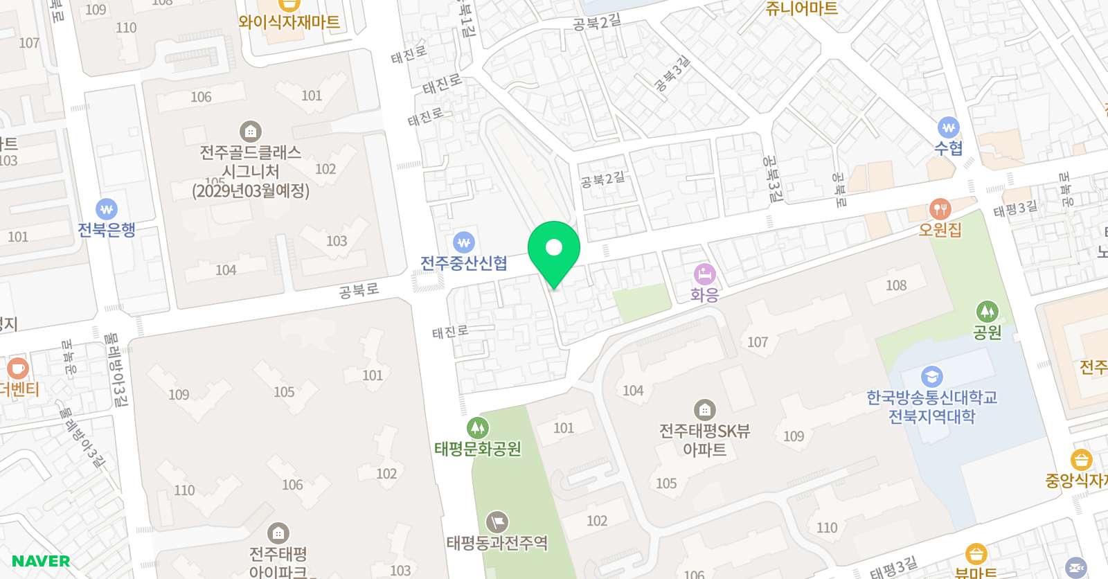 송산 학원 위치